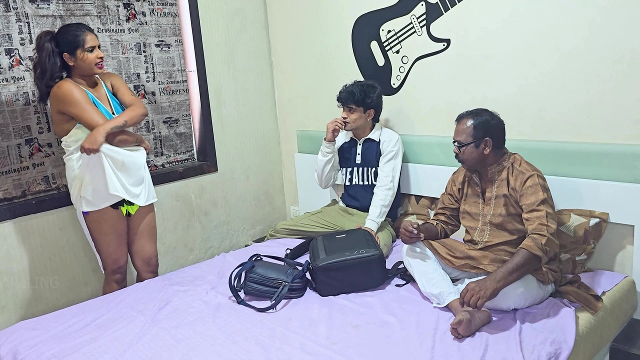 Indian school teacher teach about kamasutra in pratical full hardcore fucking student and teacher and girl threesome sex