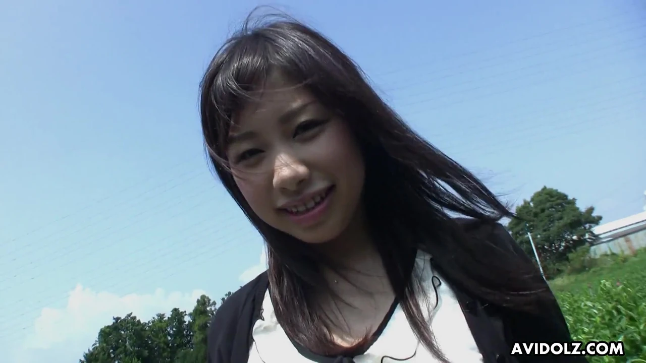 Japanese brunette Karin Asahi lets a stranger fingerfuck her hairy pussy  on the street uncensored.