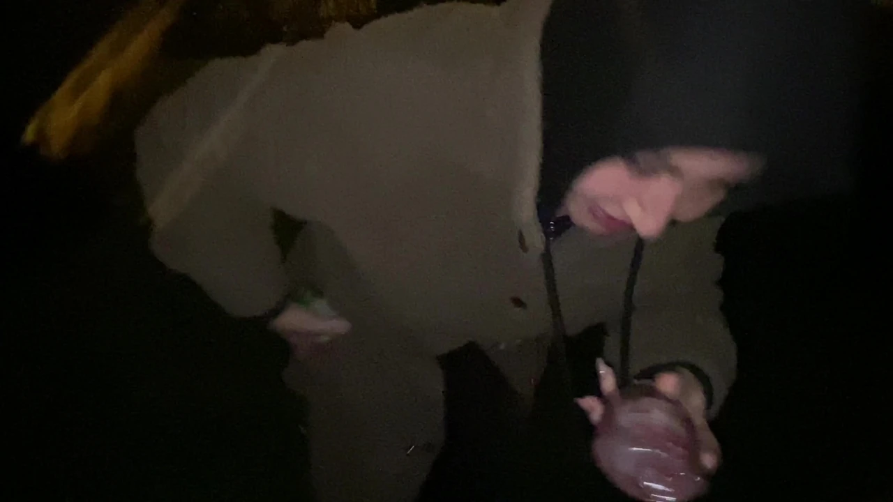 Cracky is  given cigarettes if she flashes her pussy