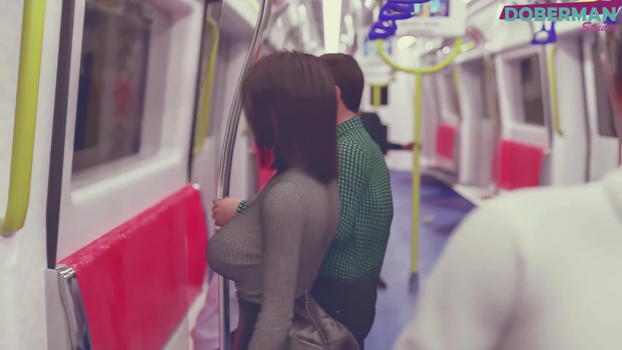 DobermanStudio Linda savvy hot ass unfaithful swallowing her lover’s big cock in front of her cuckold boyfriend in the subway