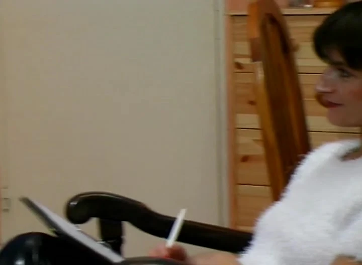 An amazing brunette lady from France want’s a long cock in her asshole