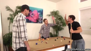 Hot Threesome with BIG TIT MILF Emma Starr