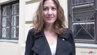 GERMAN SCOUT – College Teen Alessandra get Fuck at Casting