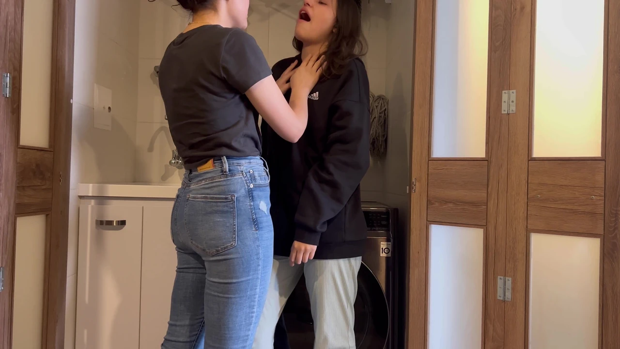 My brother is not at home and I end up playing doctor and patient with his wife and I end up making love on the washing