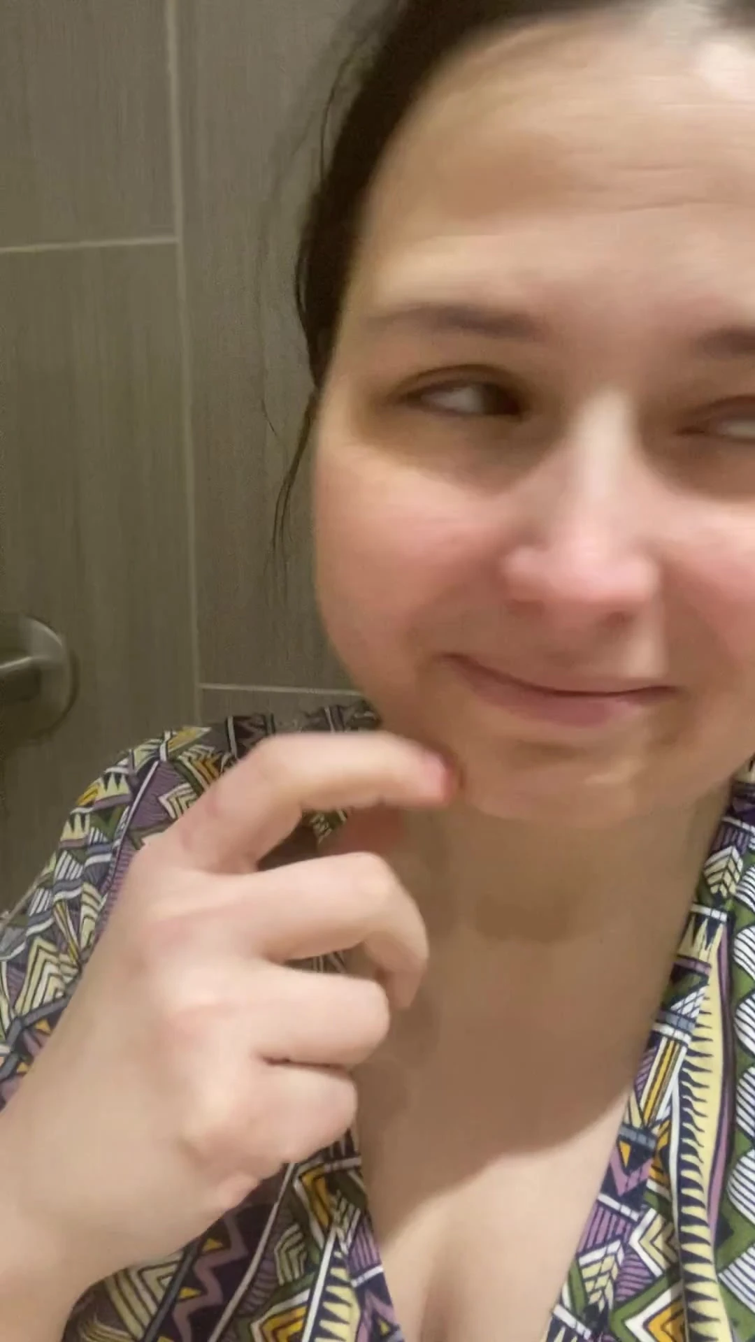 Orgasm in the Bathroom Stall
