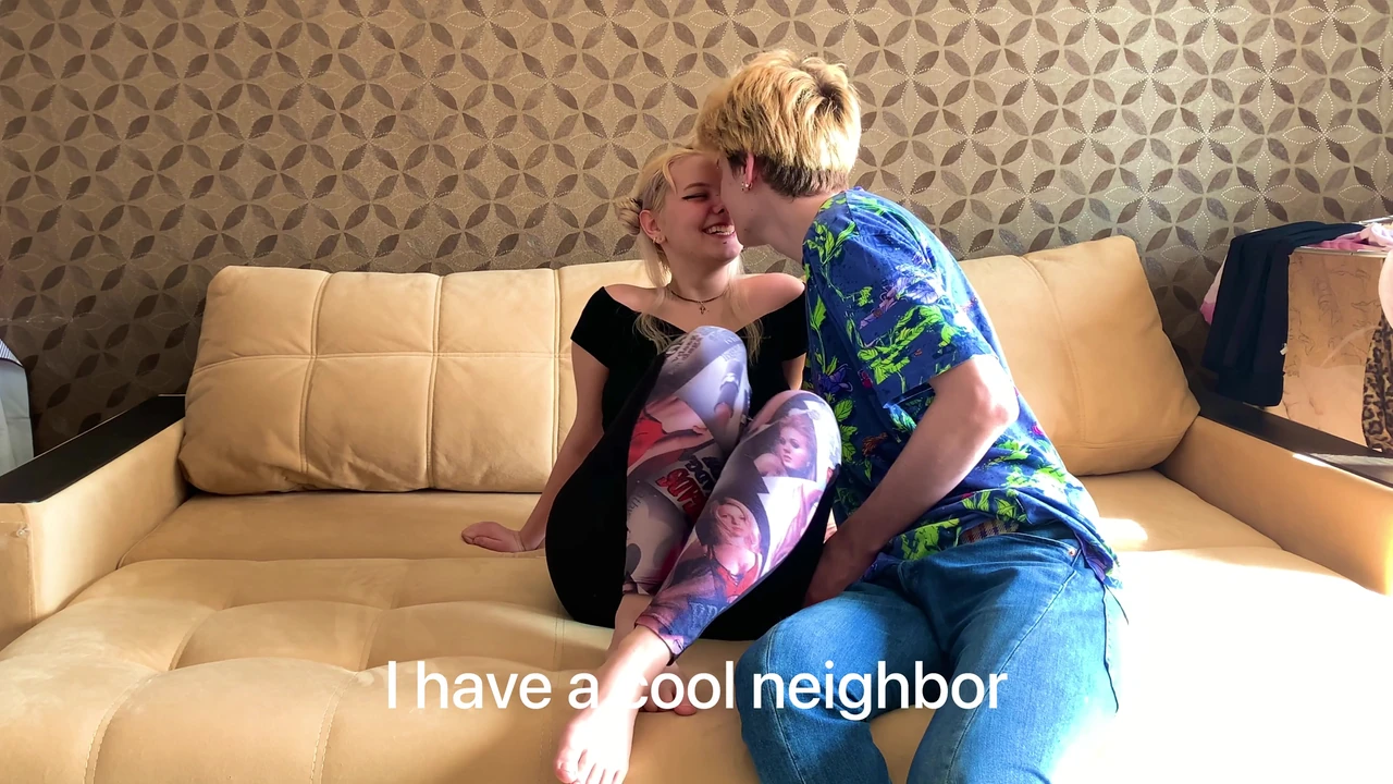 Getting acquainted with a sexy neighbor went well